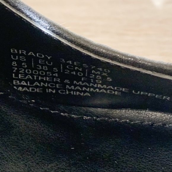 Calvin Klein Brady Calf Hair Black/Off-White Pump - Picture 8 of 8